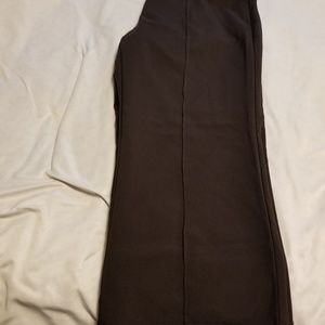 New York and company dark brown ankle length pant